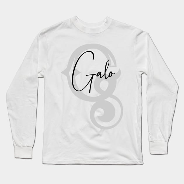 Galo Second Name, Galo Family Name, Galo Middle Name Long Sleeve T-Shirt by Huosani